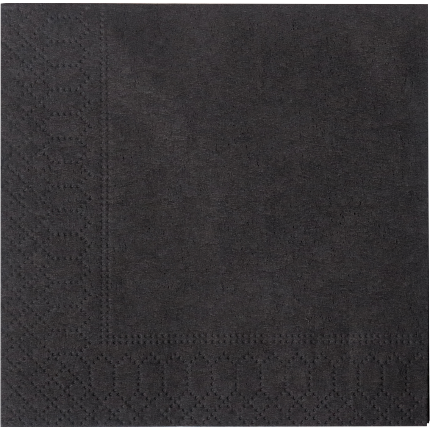Klika - Servet | 1/4 vouw | 2-laags | 24x24cm | papier | zwart | 2400 stuks