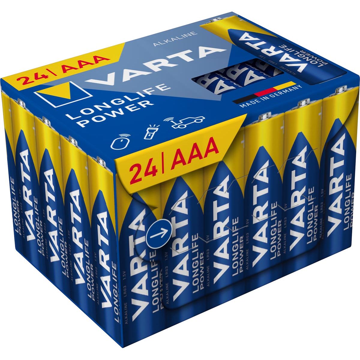 Varta - batterij Longlife Power AAA, pak van 24 stuks