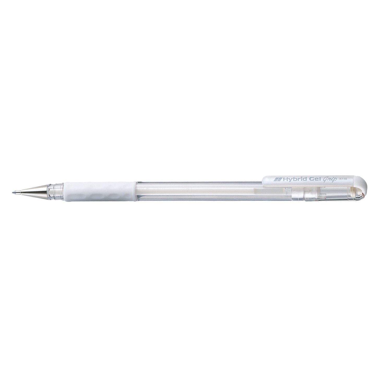 Pentel - Gel Writer K118 Grip medium white | 12 pieces