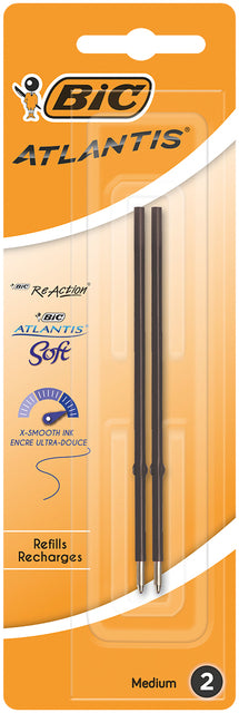 BIC - Balpenvulling voor diverse balpennen m zwart