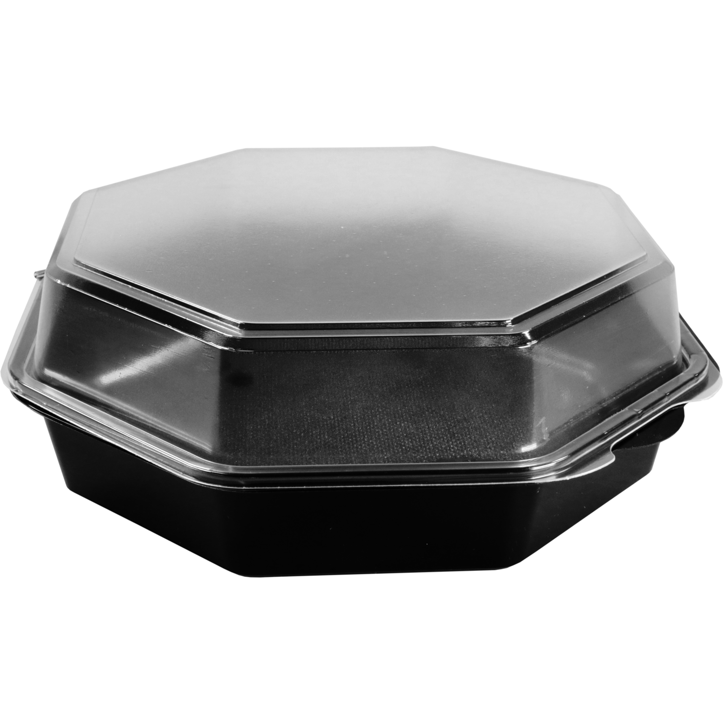 Klika - Bak | PS | 1300ml | Ø230mm | octaviewbox | 80mm | black/transparent | 150 pieces