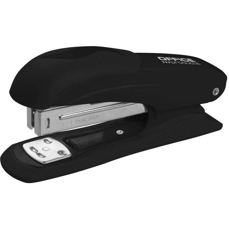 OFFICE products - nietmachine, metaal, inlegdiepte 60 mm, 30 blad, zwart