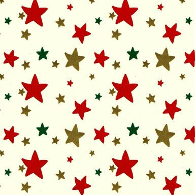 Klika - Cadeaupapier Geschenkpapier Xmas s on ivory ribbed 30 cm