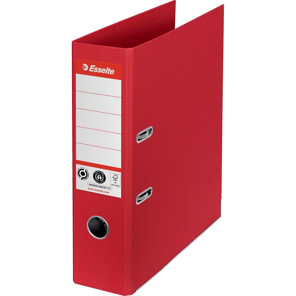 Esselte - No.1 folder, A4, spine 7.5 cm, red