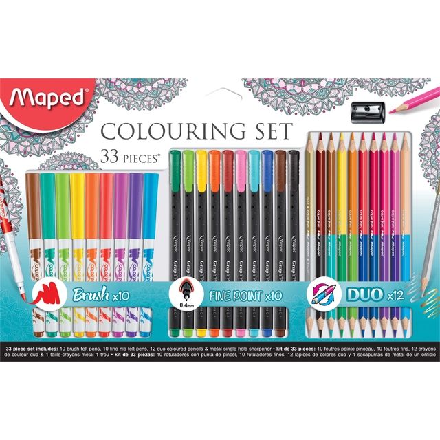 Maped - Set de dibujo Graph'Peps 33 piezas surtido