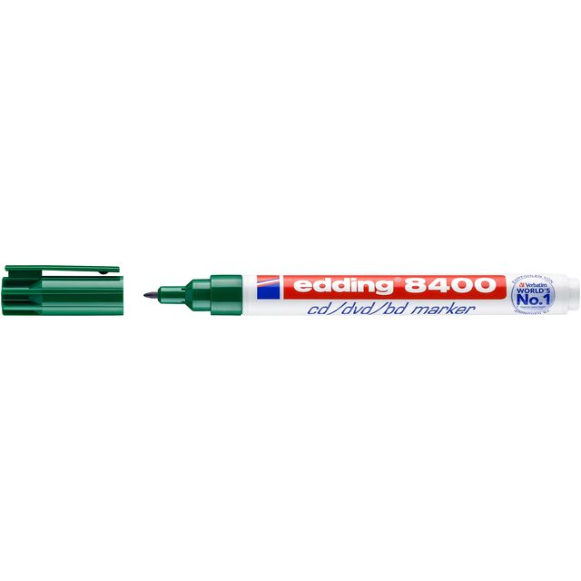 Edding - Marcatore CD 8400 rotondo 0,5-1,0 mm verde