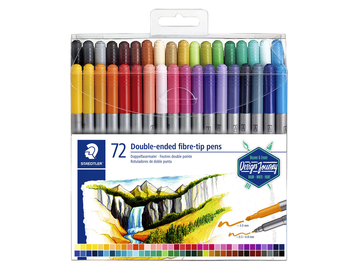 Staedtler - Kleurstift dubbele punt fijn + ultrafijn
