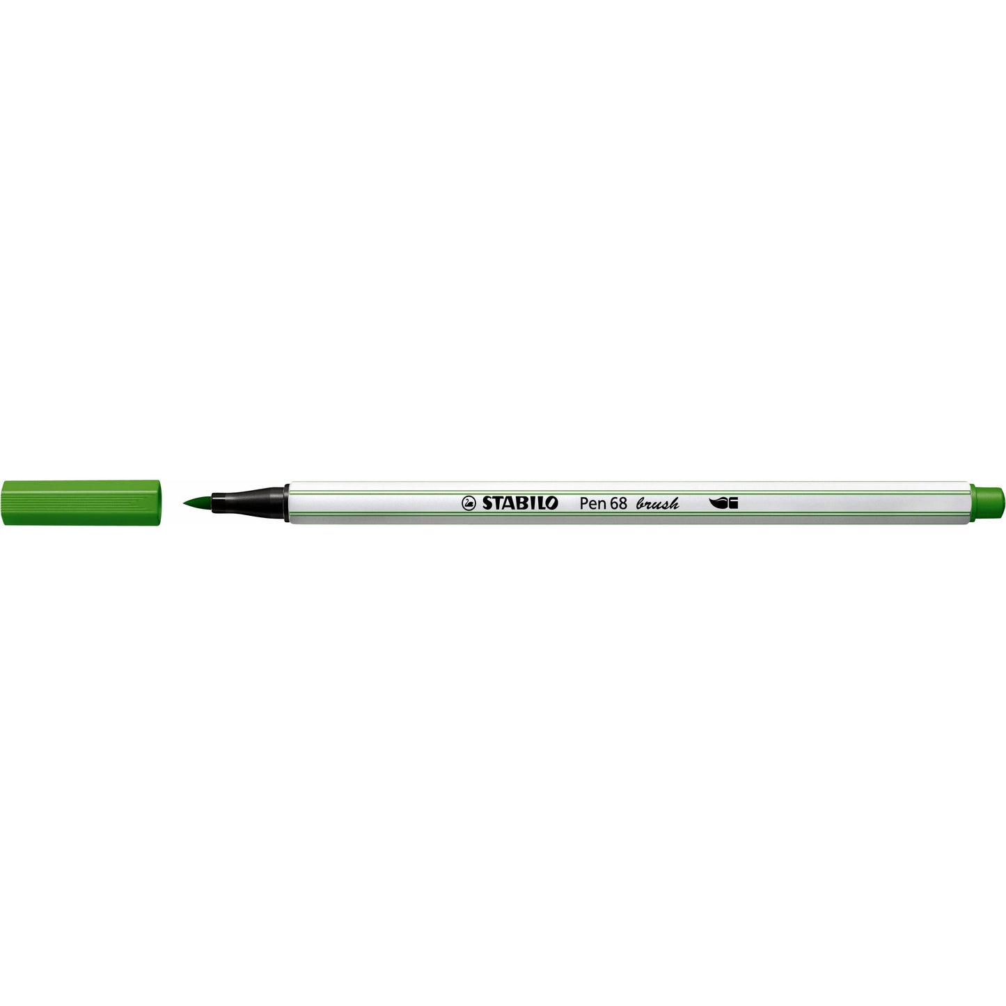 Stabilo - Brushstift pen 68/33 lichtgroen | 10 stuks