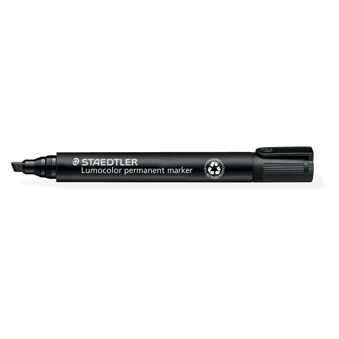 Staedtler - Feutre Lumocolor 350 permanent diagonal noir