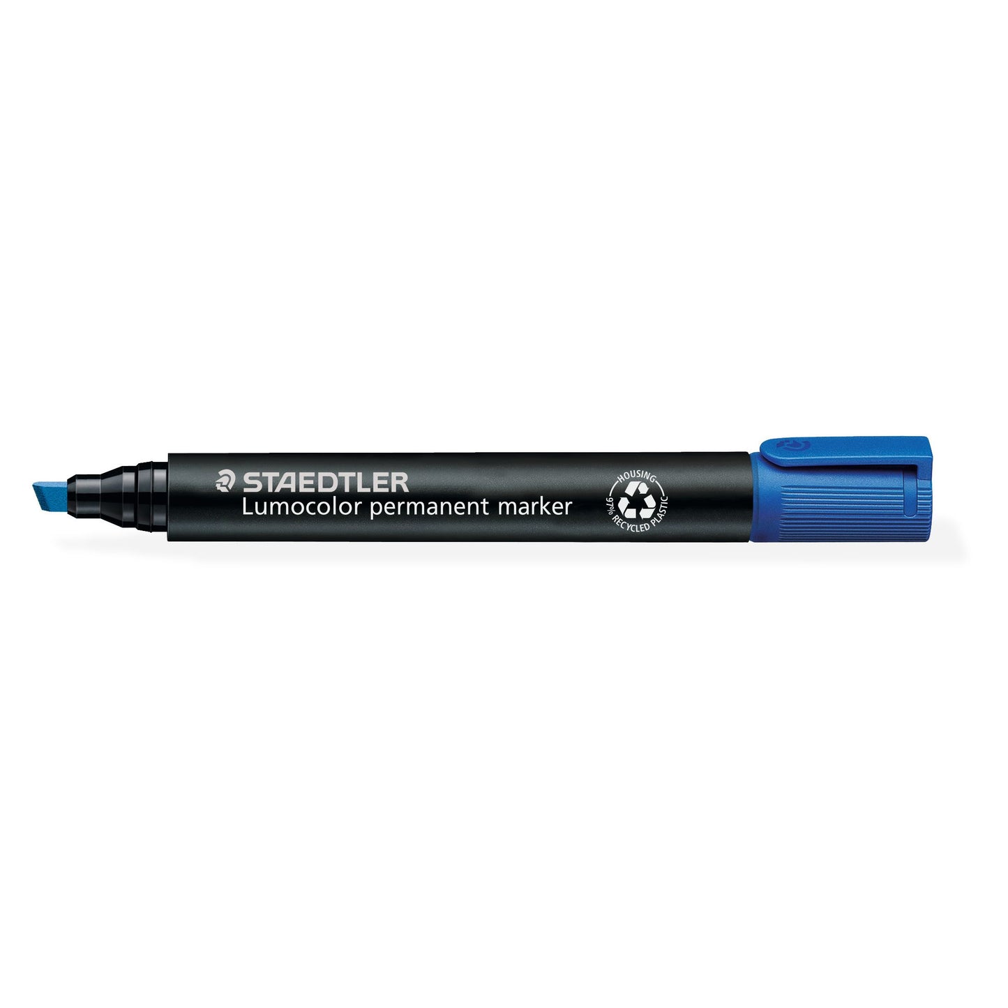 Staedtler - Feutre Lumocolor 350 permanent diagonal bleu