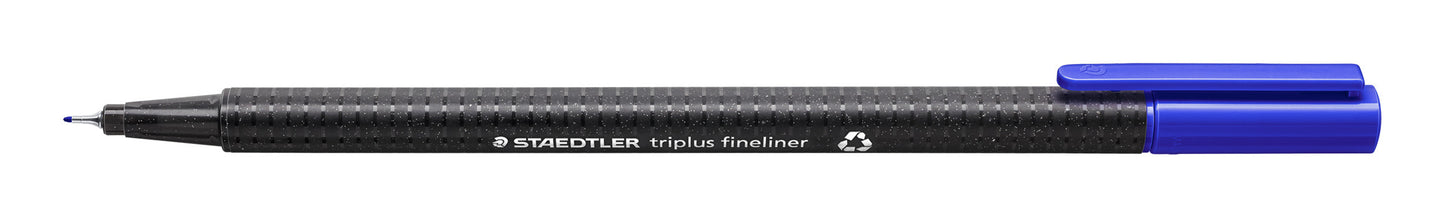Staedtler - Fineliner Triplus 334 azul 0.3mm | 10 piezas