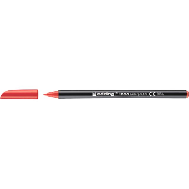 Edding - Fineliner 1200 002 fein rot | 10 Stück