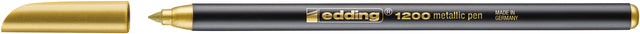 Edding - Fineliner 1200 053 feines Metallic-Gold | 10 Stück