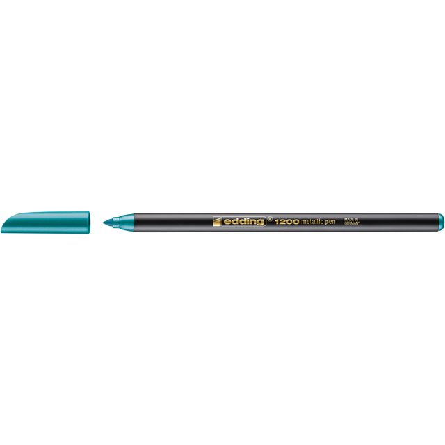 Edding - Fineliner 1200 074 fijn metallic groen | 10 stuks