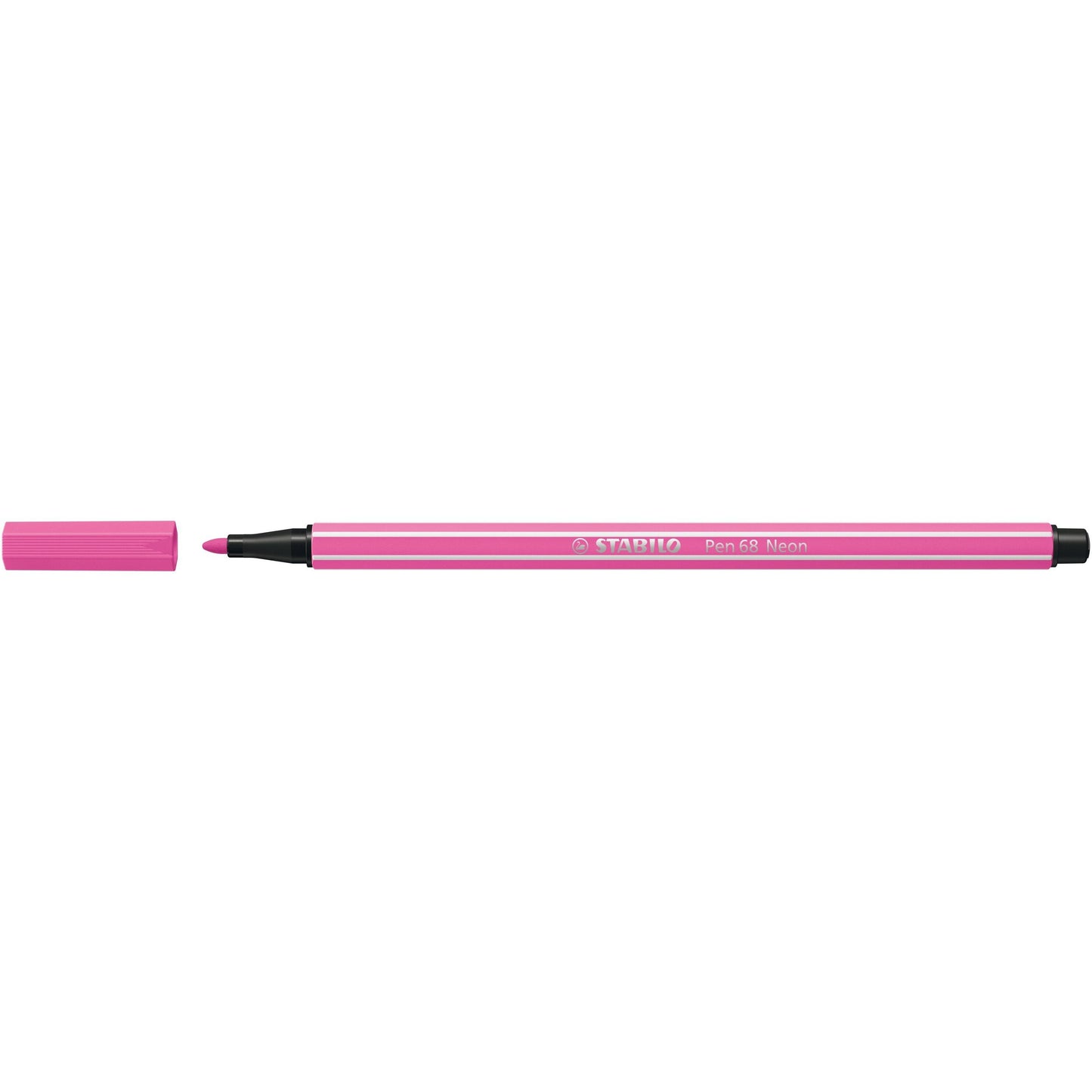 Stabilo - Pen 68, premium viltstift, neon roze, per stuk