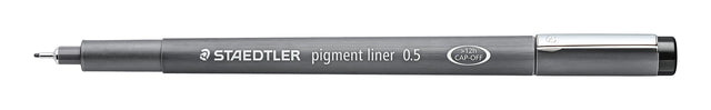 Staedtler - Fineliner pigment 308 0.5mm zwart | 10 stuks