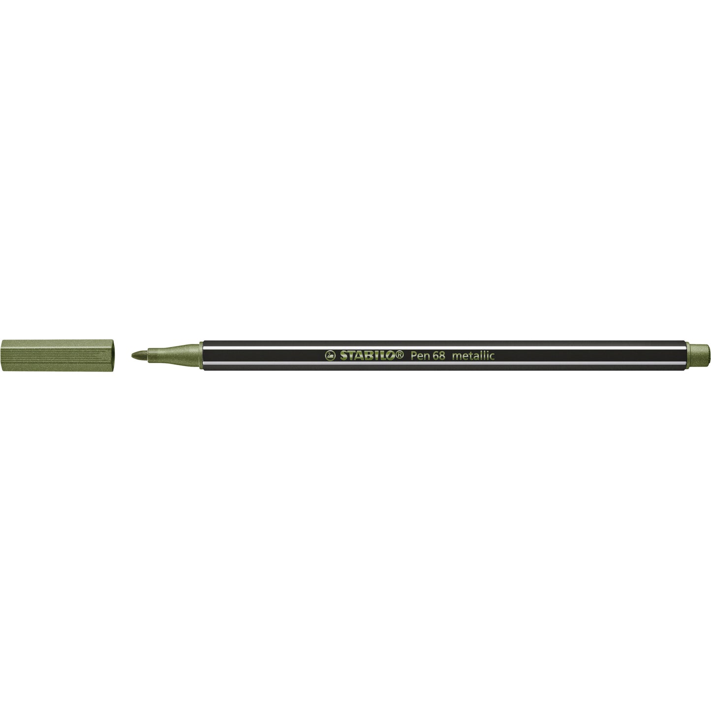 Stabilo - Rotulador Pen 68/843 medio metálico verde claro