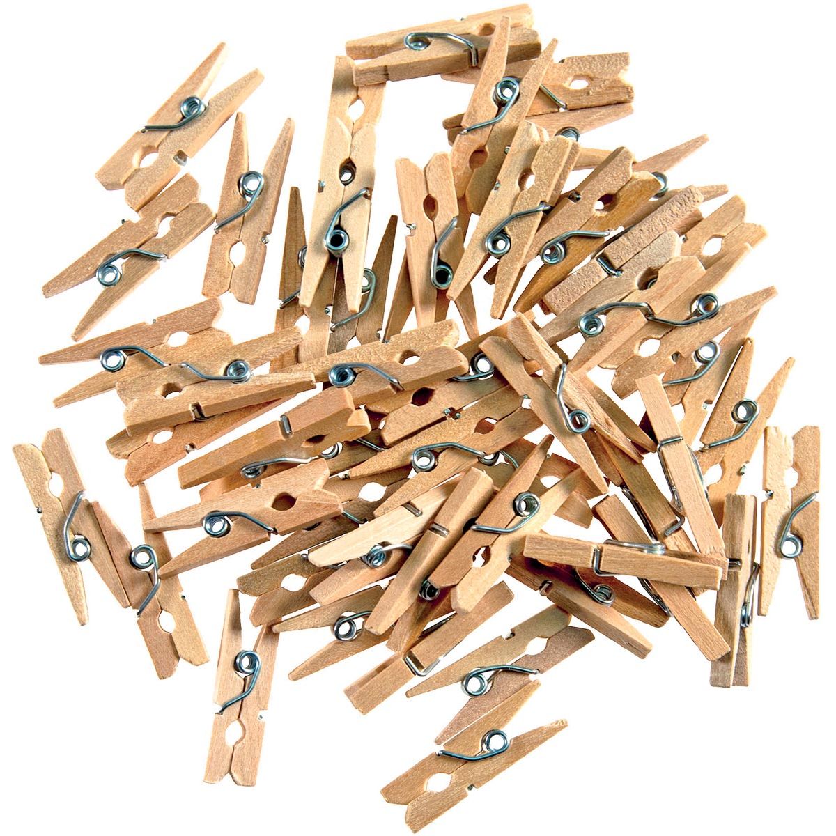 Bouhon - mini pince à linge, sachet de 48 pièces