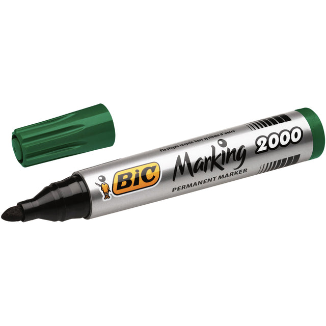 Bic Ecolutions - Viltstift 2000 ecolutions rond large groen | 12 stuks