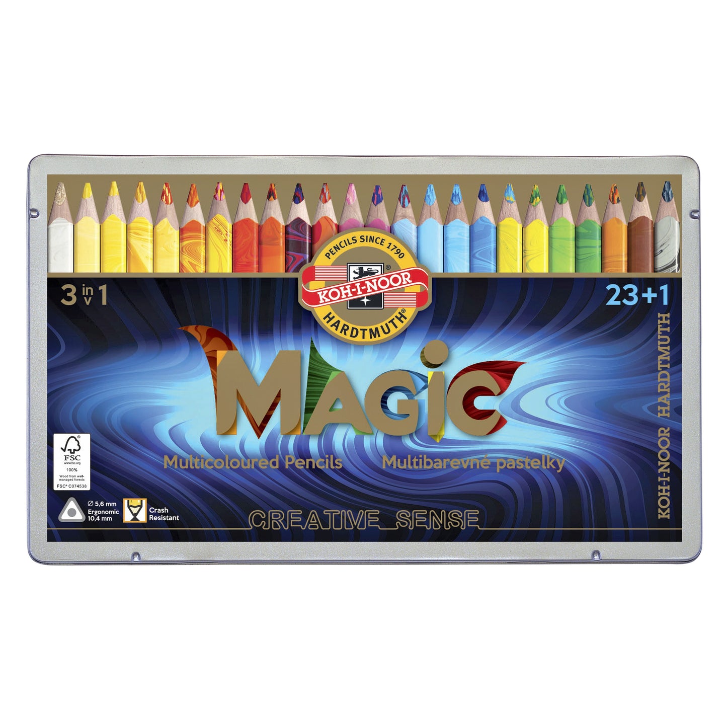 Koh-i-noor - Buntstifte Magic Box 24 Farben