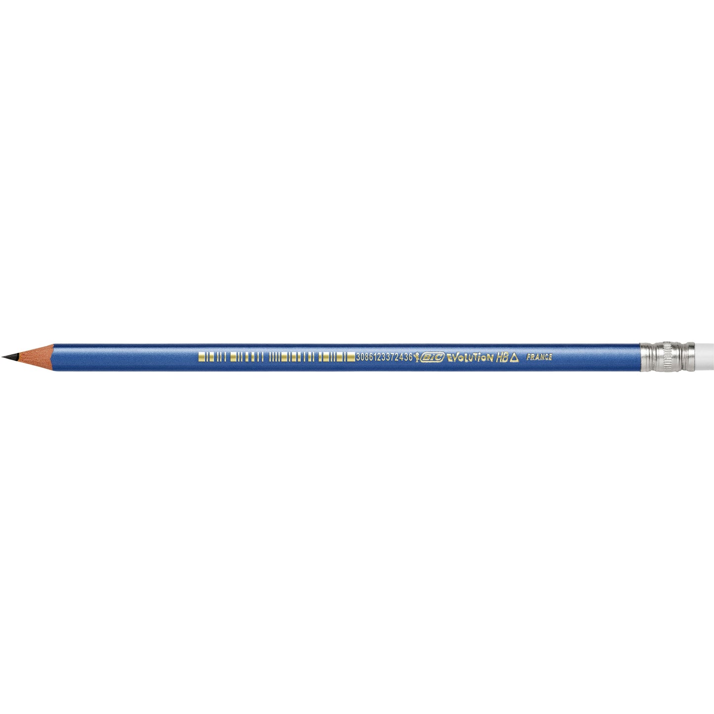 Bic - Matita Evolution triangolare HB con punta in gomma