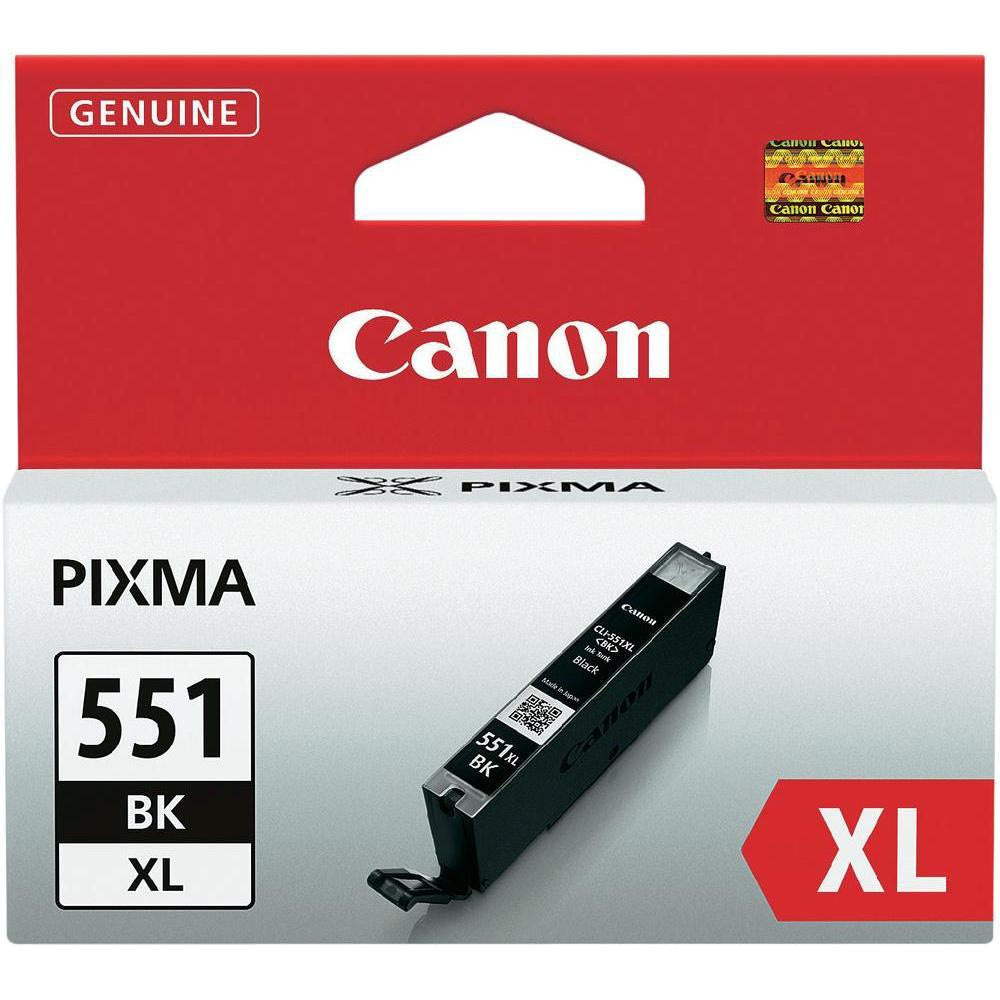 Canon - inktcartridge CLI-551BK-XL, 950 pagina's, OEM 6443B001, zwart