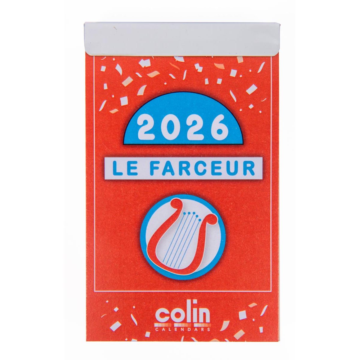 Klika - Daily block calendar Le Farceur François Pirette 2026