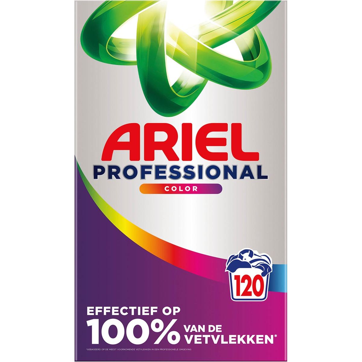 Ariel - Professional Color washing powder, box of 6.6 kg, 120 washes