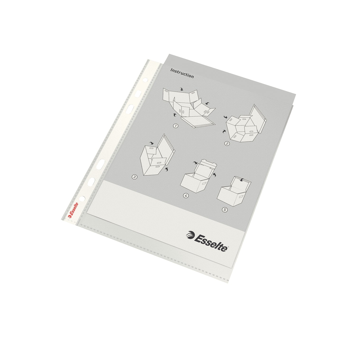 Esselte - perforated Showmap ft A5, made of pp, 6 hole perforation, box of 100 pieces