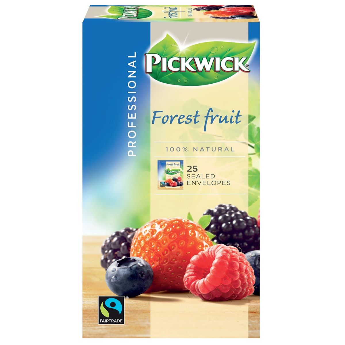 Pickwick - thé, fruits des bois, commerce équitable, paquet de 25 sachets