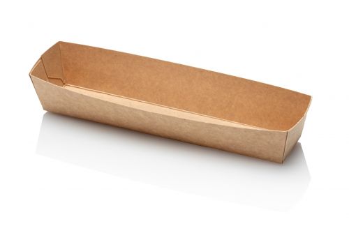 Kraft - Snack container A16 185x35x33mm 50 pieces