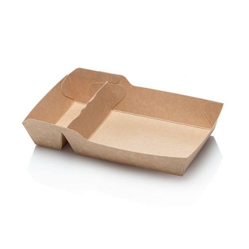 Kraft - Contenedor snack A14 +1/A20 125x95x33mm 50 piezas