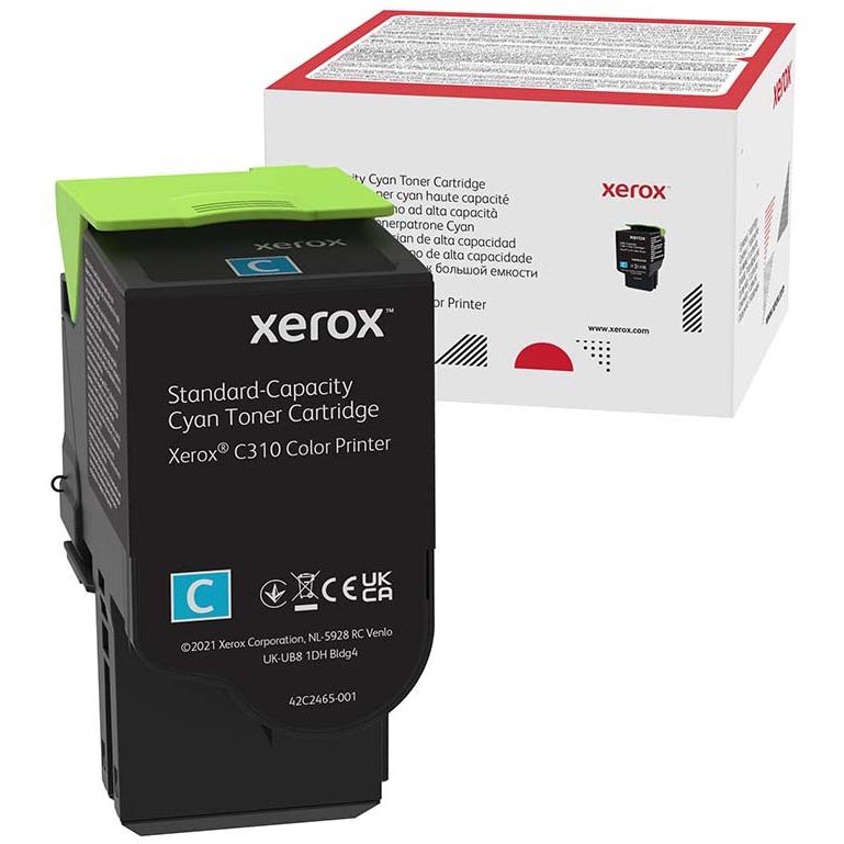 Xerox - C310/C315 standaard capaciteit tonercassette, cyaan (2.000 pagina's)