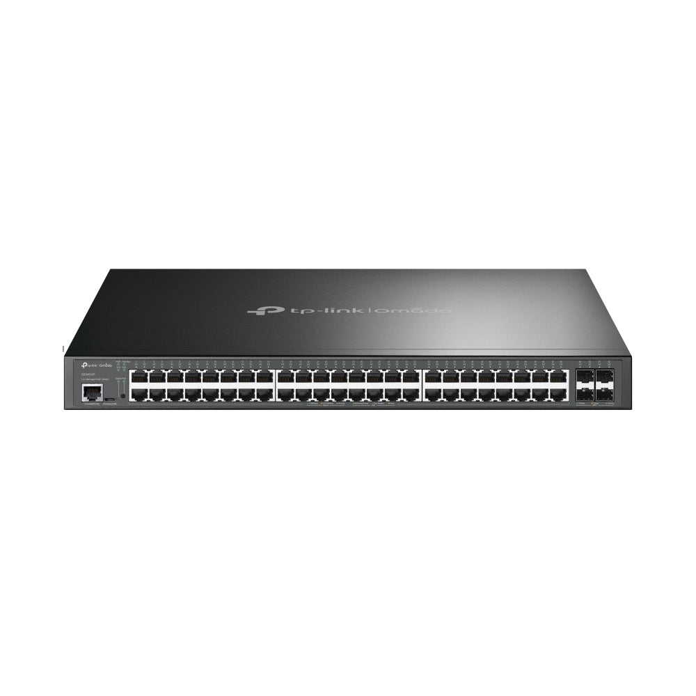 TP-Link - Omada SG3452XP netwerk-switch Managed L2+ Gigabit Ethernet (10/100/1000) Power over Ethernet (PoE) 1U Zwart