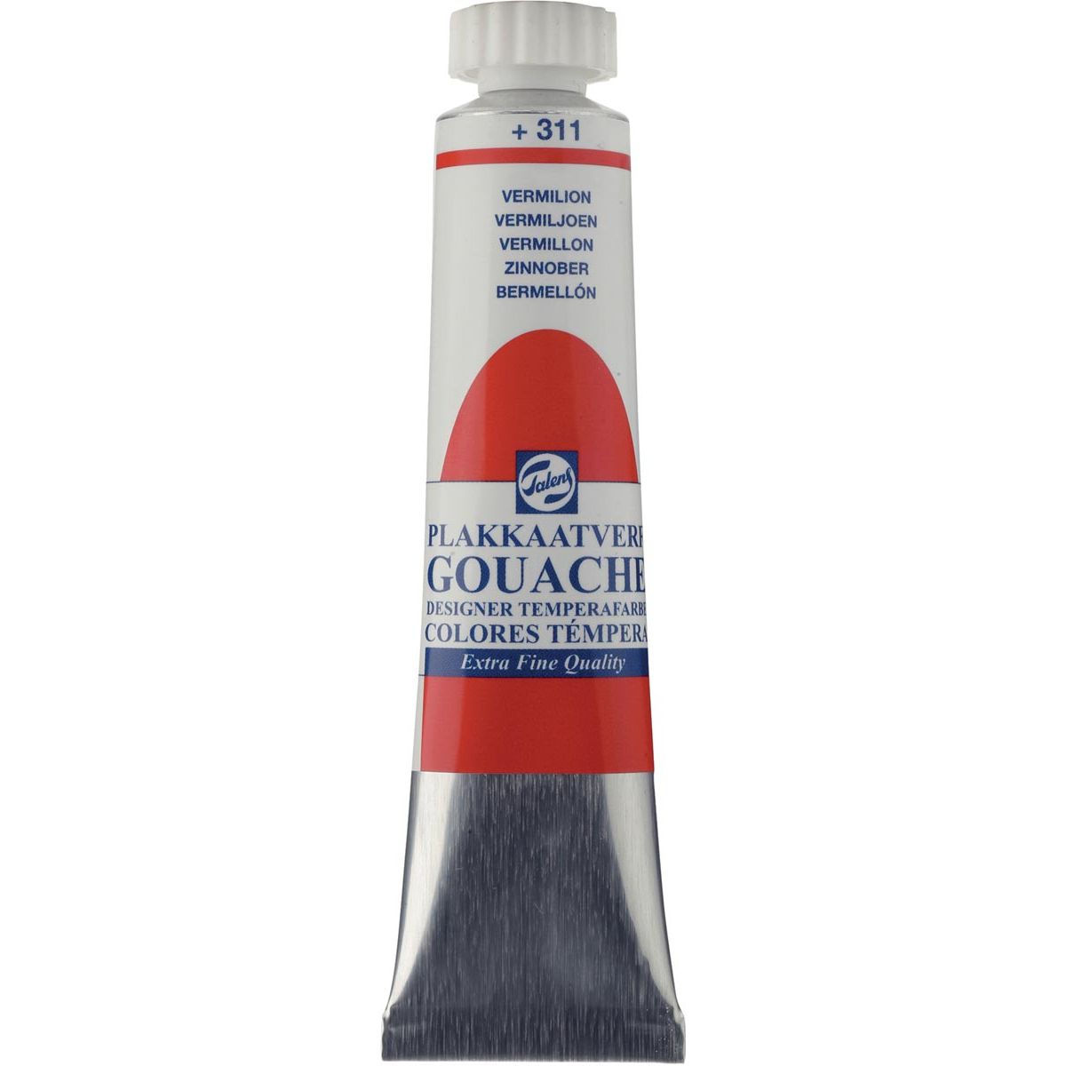 Talens - Gouache Extra Fine, 20 ml Tube, Zinnoberrot