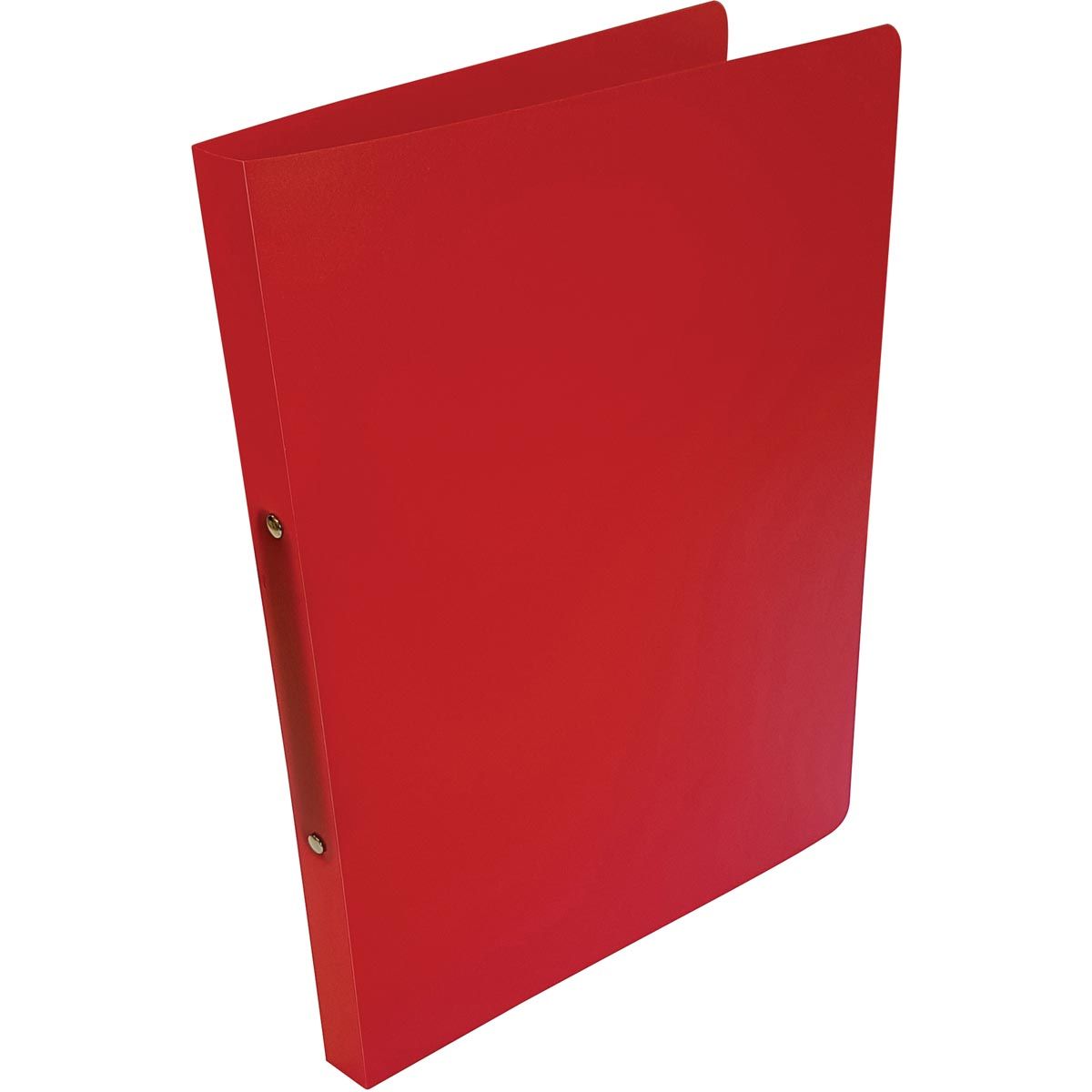 Alpha - carpeta de anillas, para pies A4, de PP, 2 anillas de 16 mm, rojo transparente