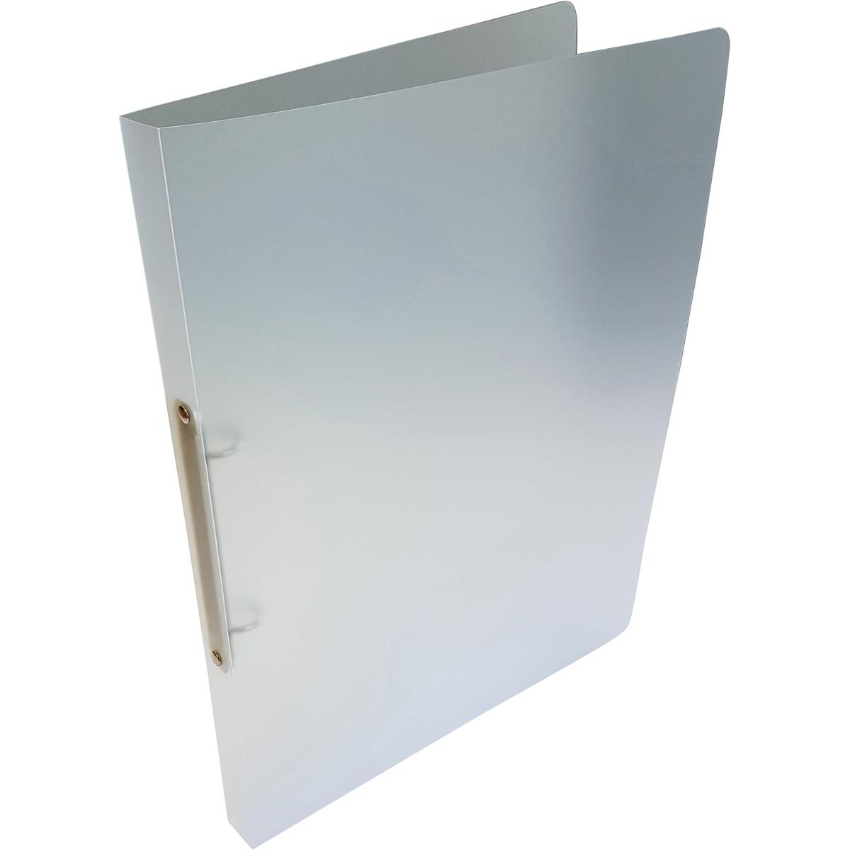 Alpha - classeur à anneaux, pour format A4, en PP, 2 anneaux de 16 mm, blanc transparent