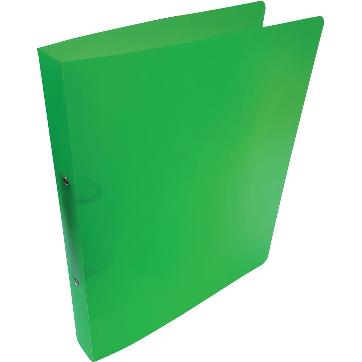 Alpha - ringmap, voor ft A4, uit PP, 2 ringen van 25 mm, transparant groen