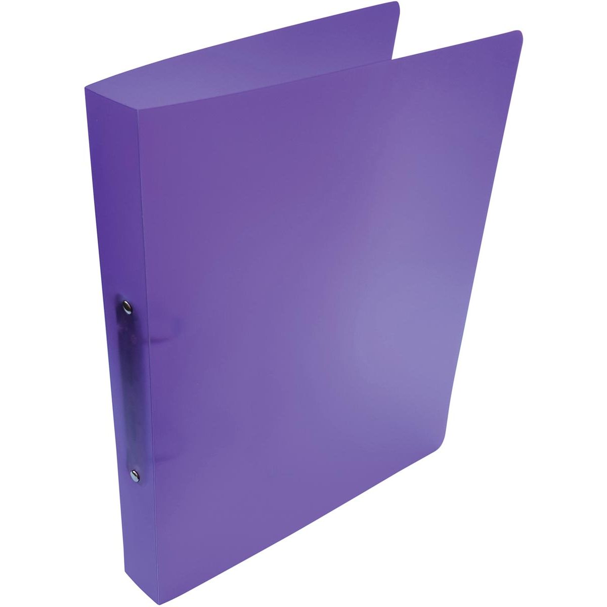 Alpha - ringmap, voor ft A4, uit PP, 2 ringen van 25 mm, transparant paars