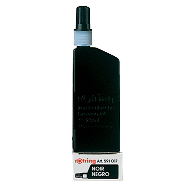 Rotring - Encre à dessin 591017 bouteille 23ml noir