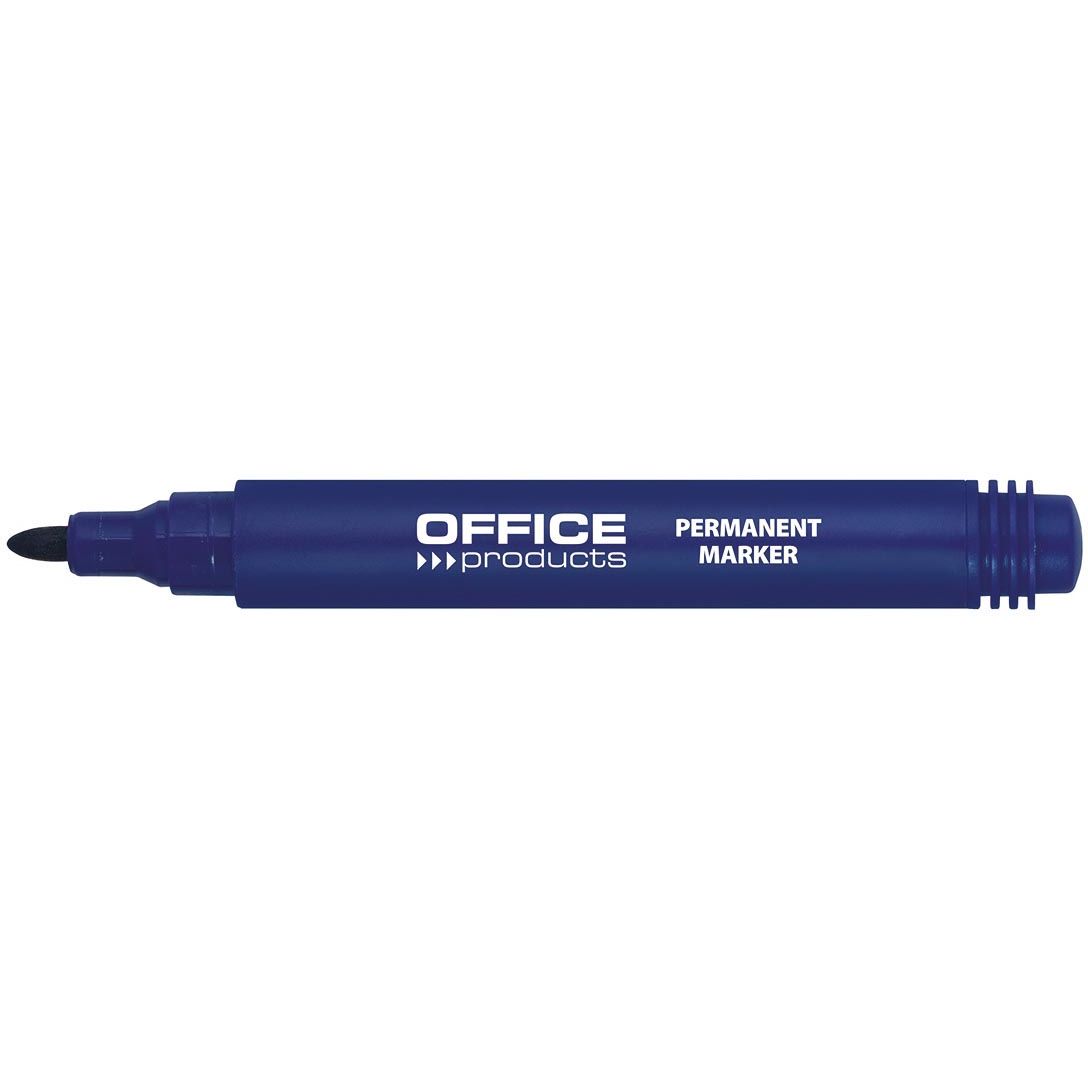 Office Products - permanent marker 1-3 mm, round, blue