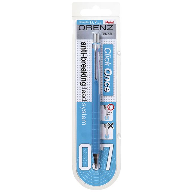 Pentel - Portaminas Orenz B 0,7 mm azul | 12 piezas