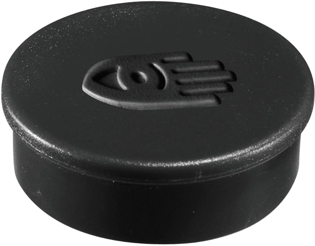Legamaster - super magneet, 35 mm, zwart, pak van 10 stuks