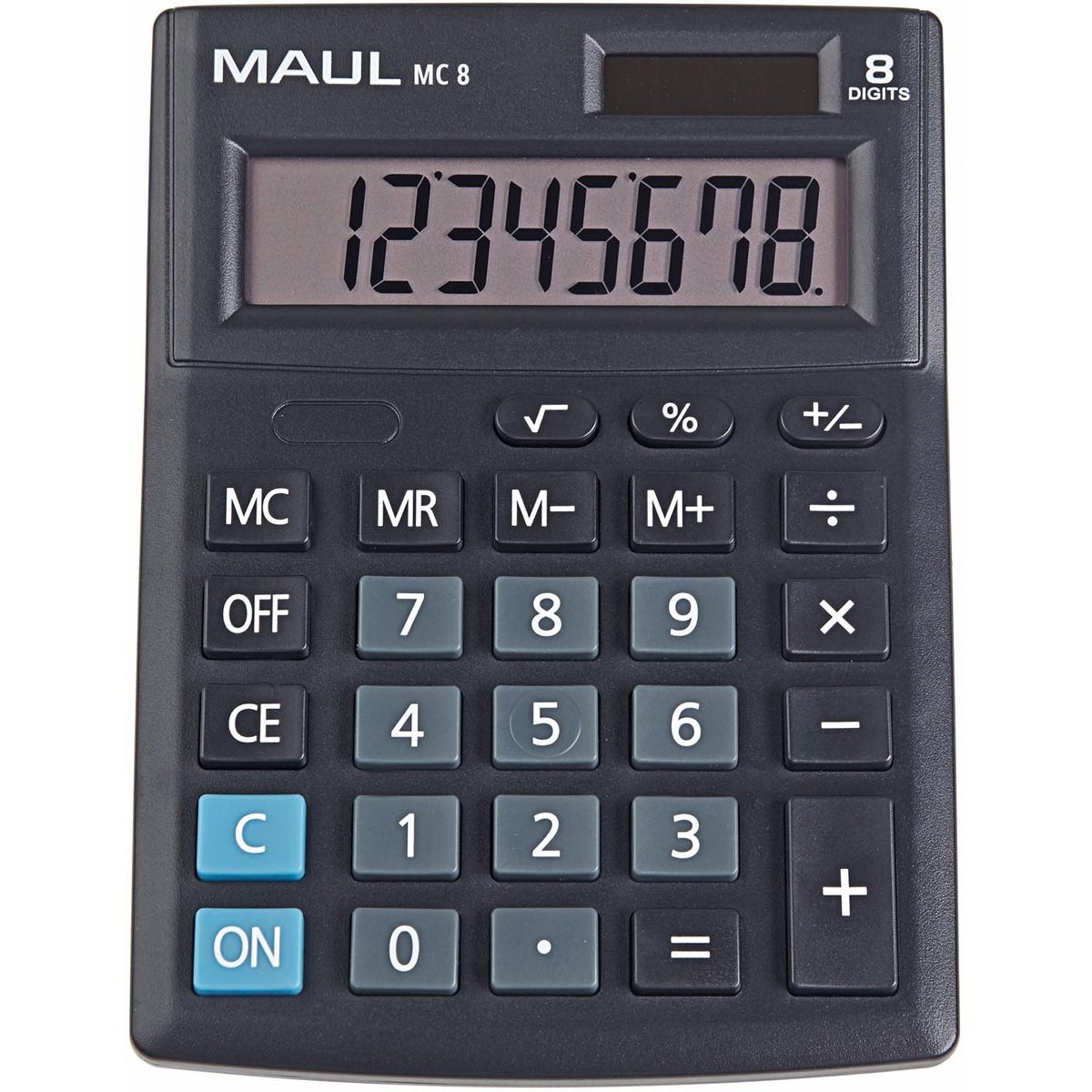 Maul - bureaurekenmachine MC 8, zwart