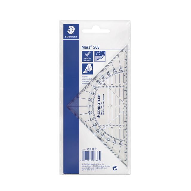 Staedtler - Geodriehoek 568 160mm