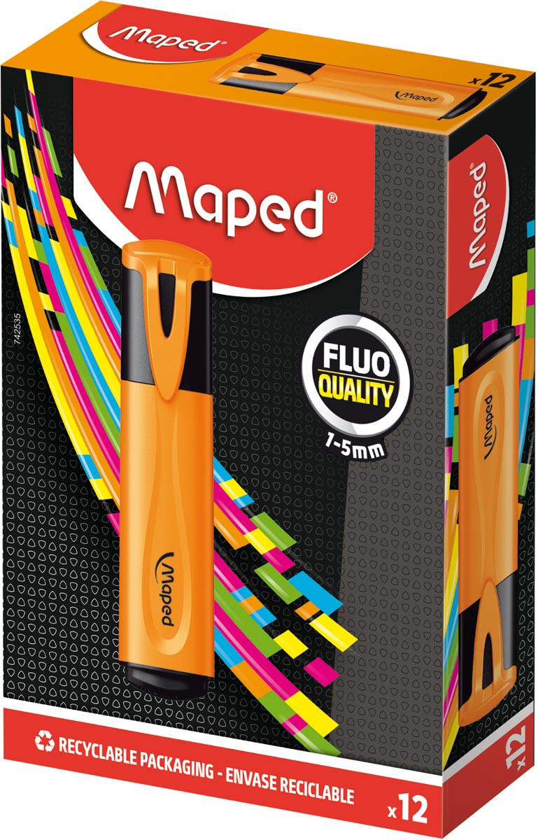 Maped - highlighter Fluo'Peps Classic orange