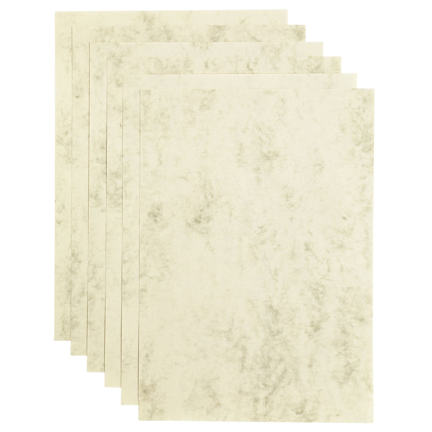 Papicolor - Papier à copier A4 90gr 12 feuilles ivoire marbré