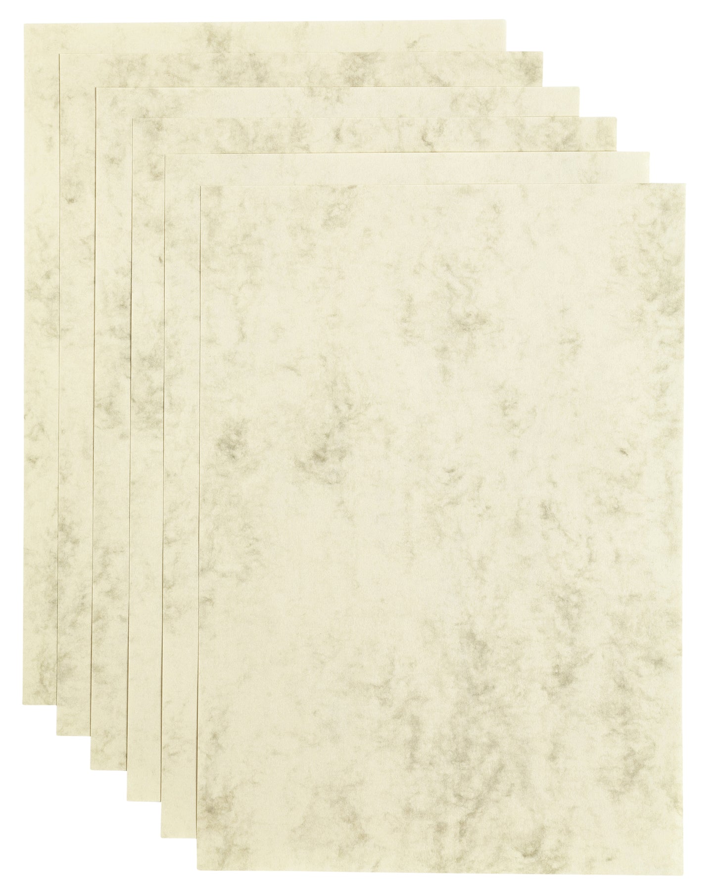Papicolor - Kopierpapier A4 90gr 12 Blatt Marmor Elfenbein