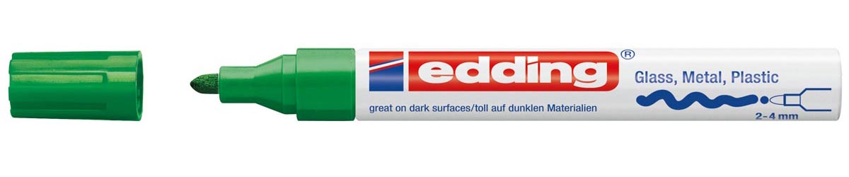 Edding - marqueur peinture brillante e-750 CR vert