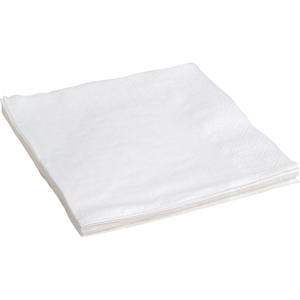 Senza marchio - Tovaglioli, ft 24 x 24 cm, 2 veli, bianco, confezione da 10 x 400 pezzi